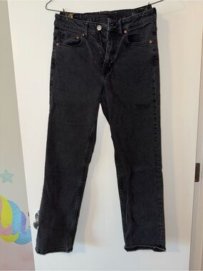 &Denim Straight-Leg Jeans